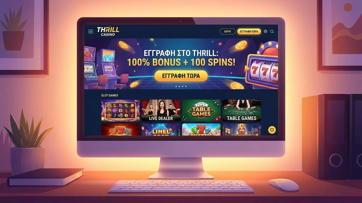 Εγγραφή με μπόνους στο Thrill