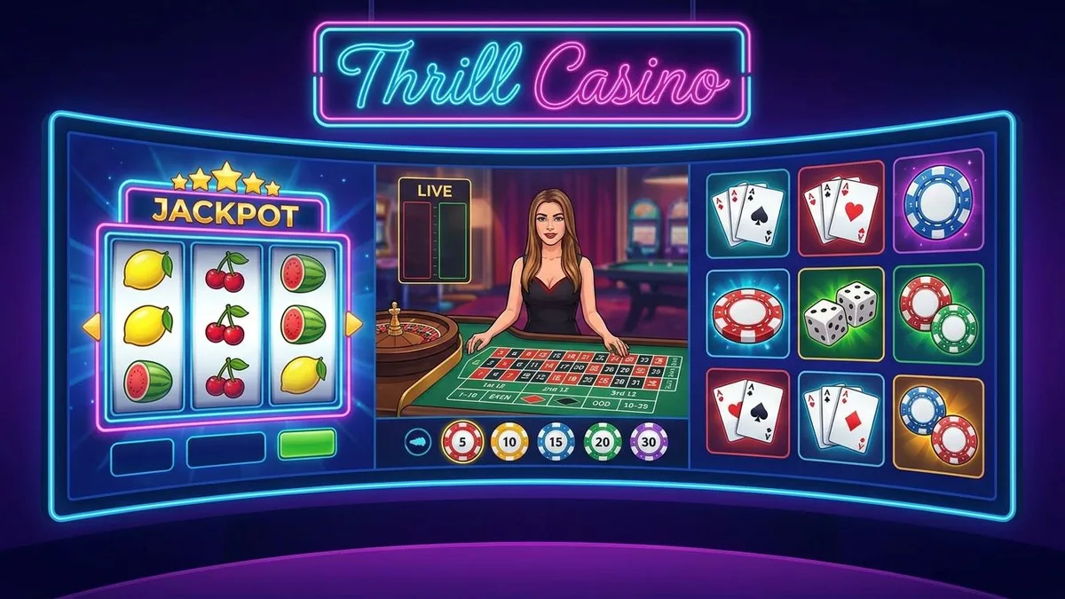 Παιχνίδια casino στο Thrill